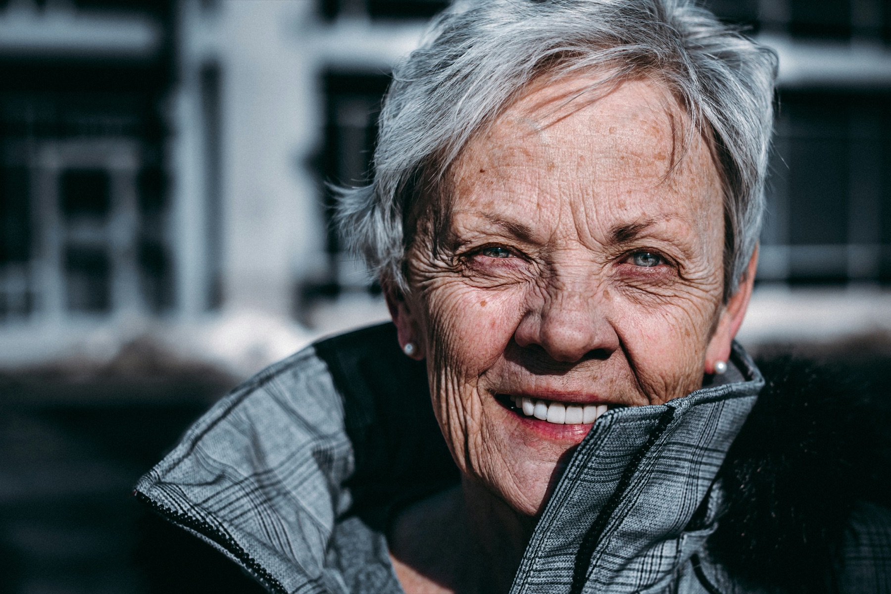 Older adults spending time together outdoors